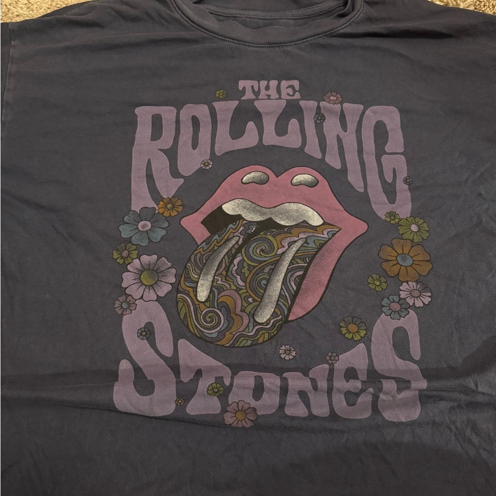 American Eagle Outfitters AE Band Tee in Dark Gray